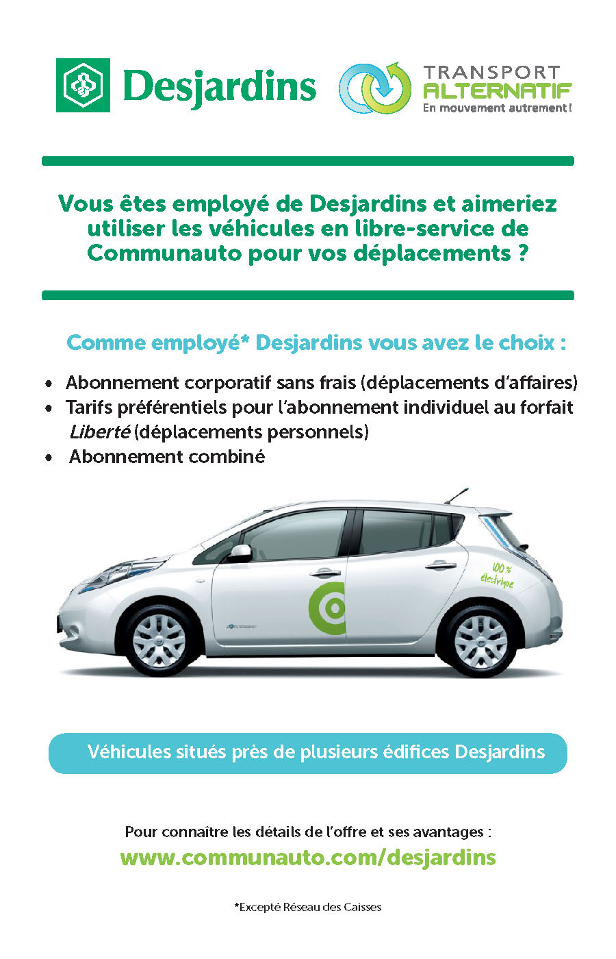 Communauto Promotional Flyer Design by Clement Lemay-Chaput (Montreal)