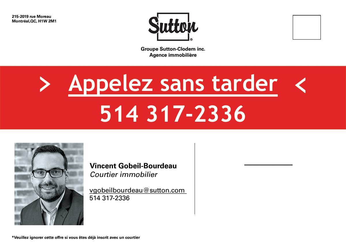 Promotional Postcard Design for Sales Agent by Clement Lemay-Chaput (Montreal)