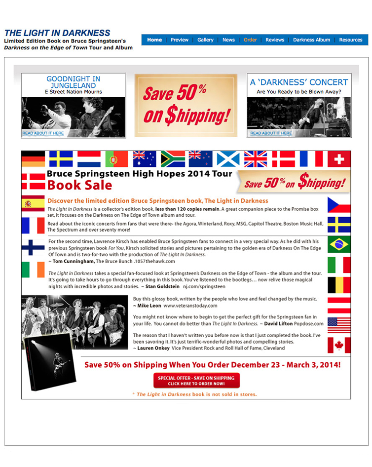 The Light In Darkness Website Maintenance & Post Design by Clement Lemay-Chaput (Montreal)